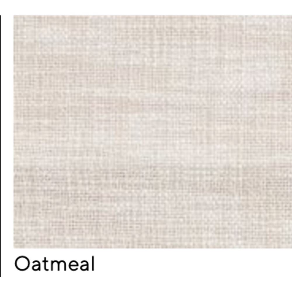 Pottery Barn Seaton Textured Cotton Blackout Curtain | 100 x 84 Oatmeal - Picture 2 of 10